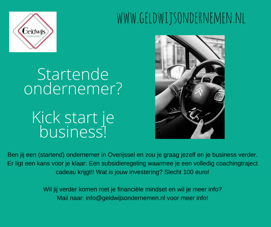 #GeldwijsOndernemen #FinancieelBusinessCoach